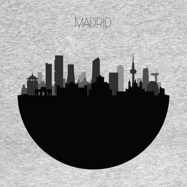 Madrid Skyline by inspirowl